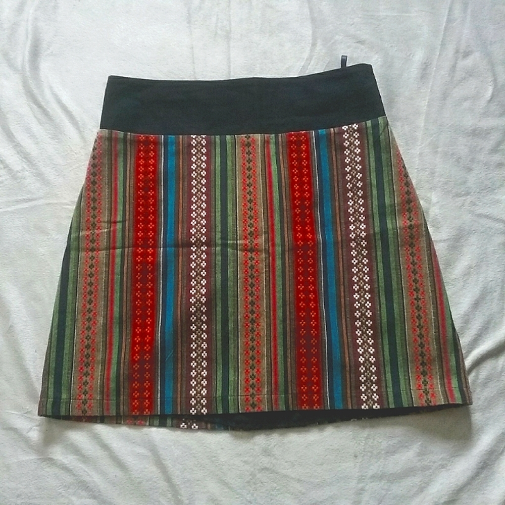⭕ 3/$30 Multi Colored Hippy Vibes~ Mini Skirt